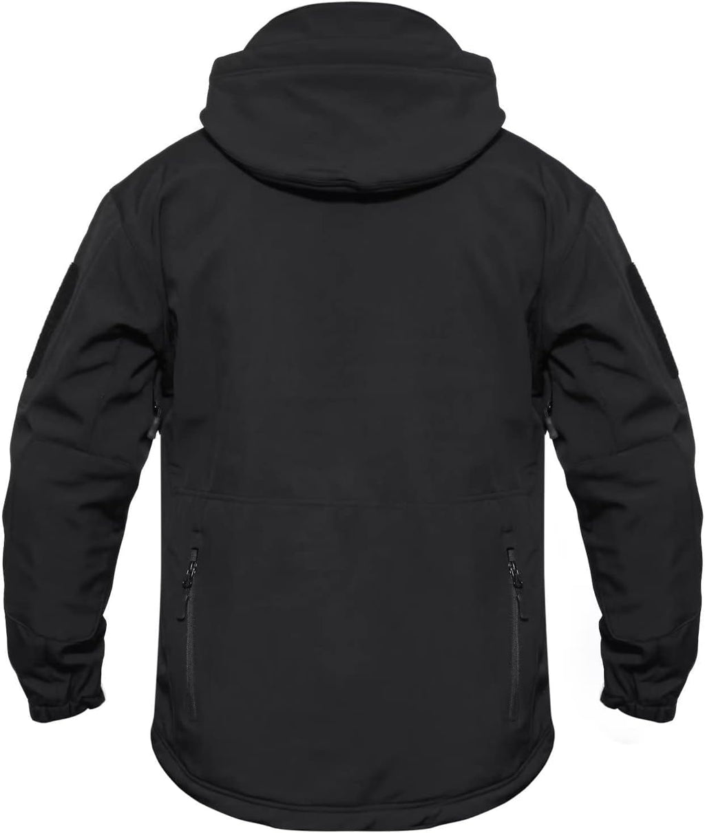 Men's Jacket Tactical Performance Waterproof Softshell Jackets Fleece Lined Ski Snow Winter Windbreaker